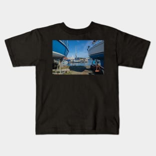 The Import Dock at the Port of Blyth Kids T-Shirt